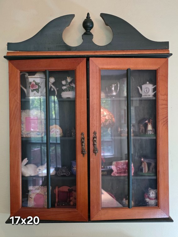 CURIO WALL CABINET