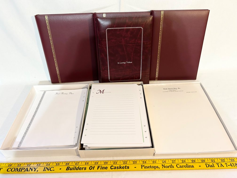 TRIBUTE BOOKS, KNIGHT FUNERAL HOME