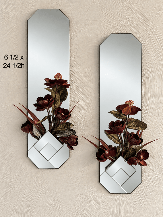 FLORAL DECORATIVE MIRRORS