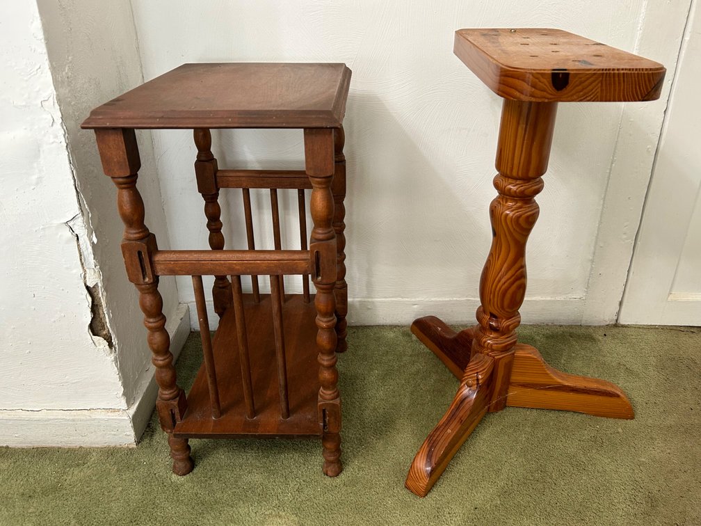 TWO-TIER SIDE TABLE, TABLE BASE