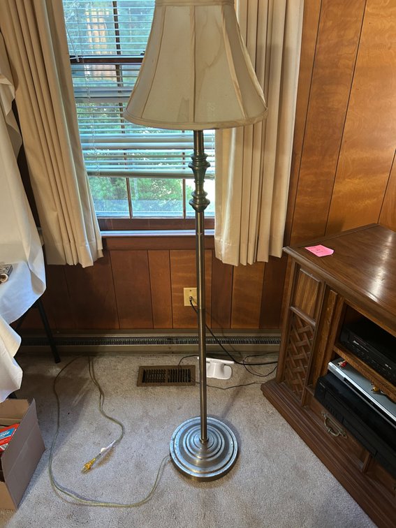BRASS FLOOR LAMP
