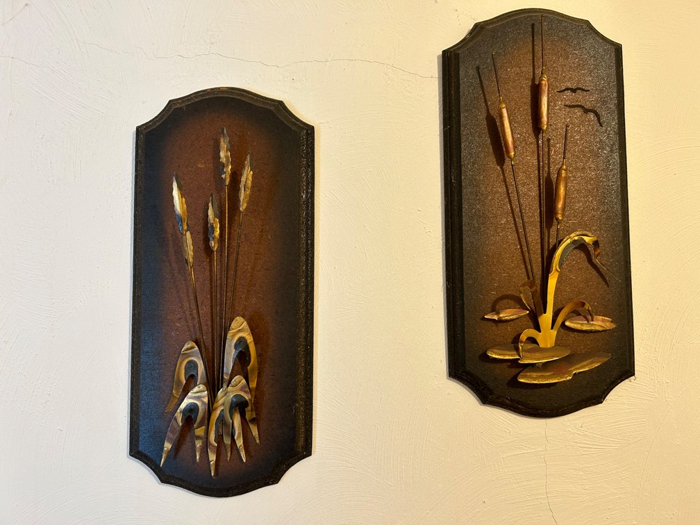 CATTAIL HANGING WALL ART