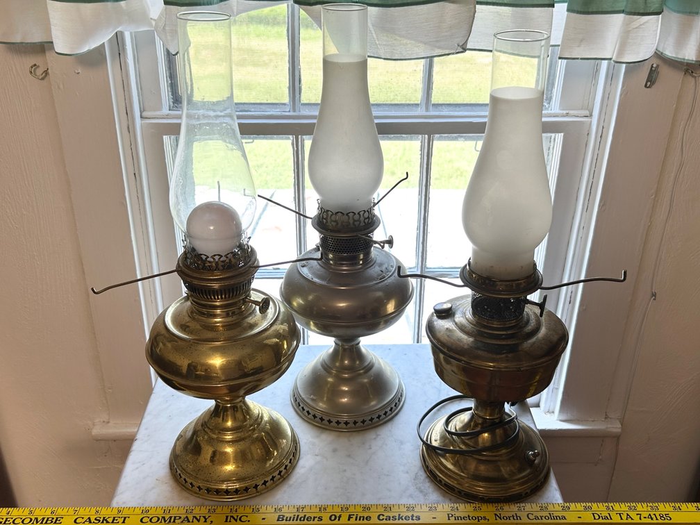 BRASS OIL LAMPS