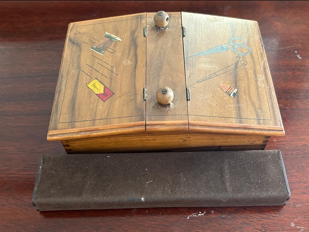 WATCHES, SEWING BOX