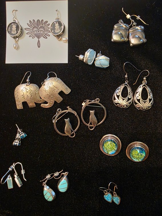 STERLING SILVER EARRINGS