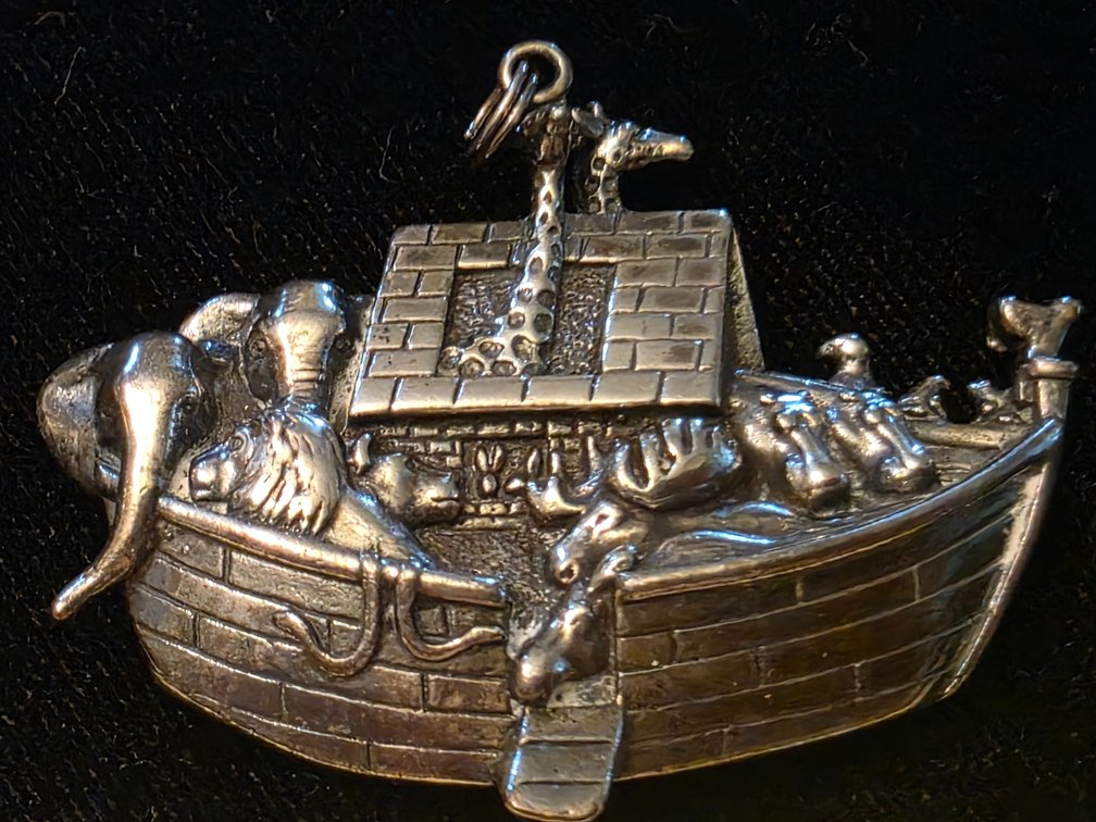 STERLING SILVER NOAH'S ARK PENDANT