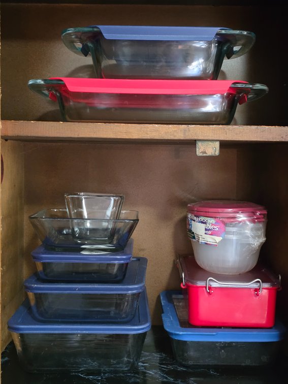 STORAGE GLASS BAKEWARE