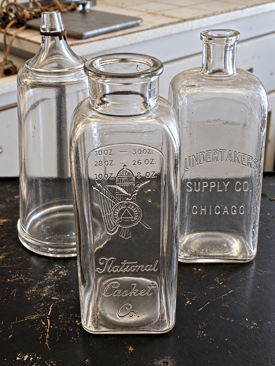 FUNERAL SUPPLY BOTTLES
