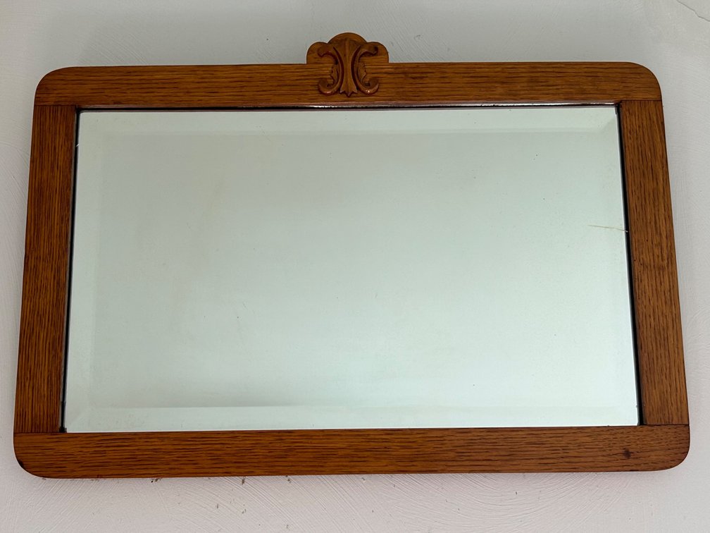 OAK WALL MIRROR