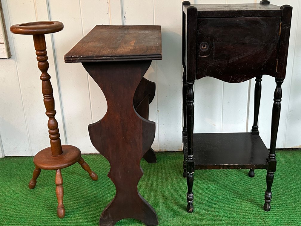 WOODEN SIDE TABLES