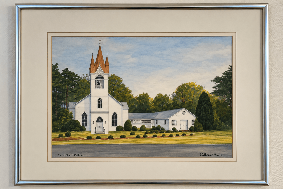 MATHEWS FIRST BAPTIST CHURCH PRINT