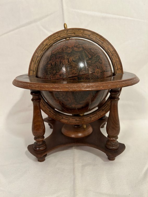 WOODEN ZODIAC GLOBE
