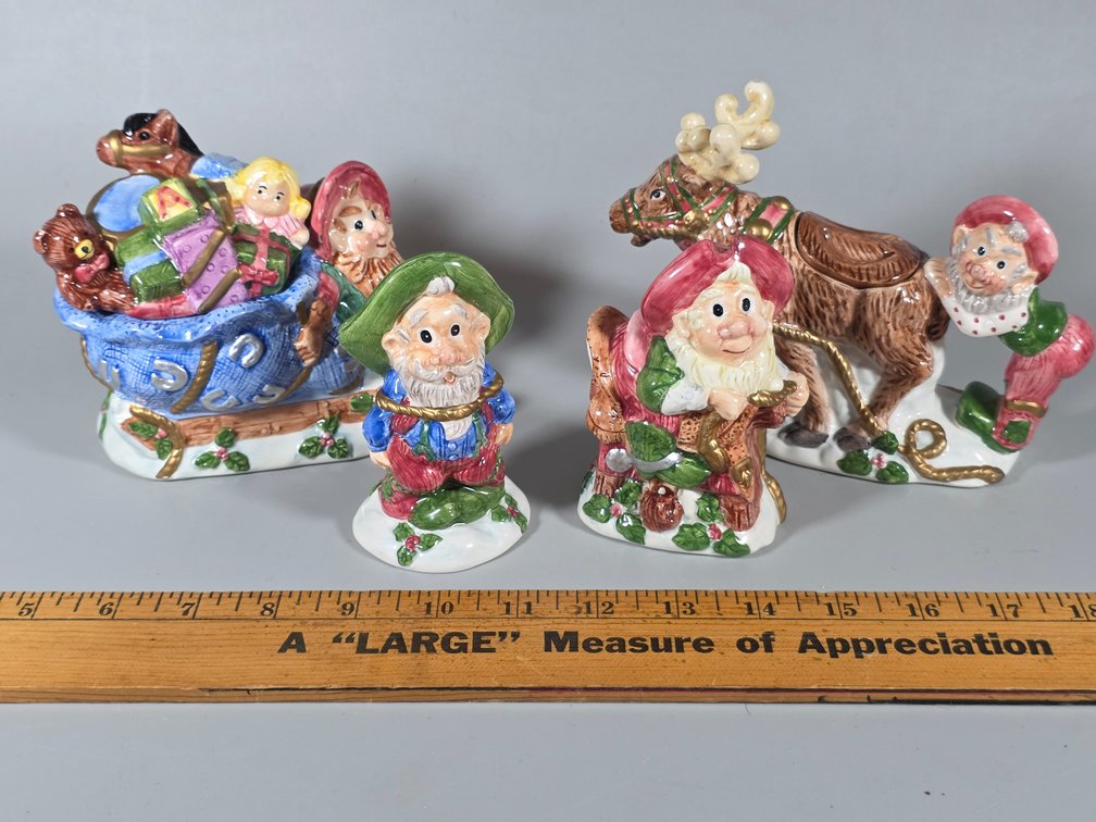 FITZ and FLOYD CHRISTMAS ELF SET