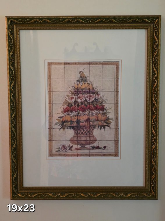 FRAMED TOPIARY PRINT