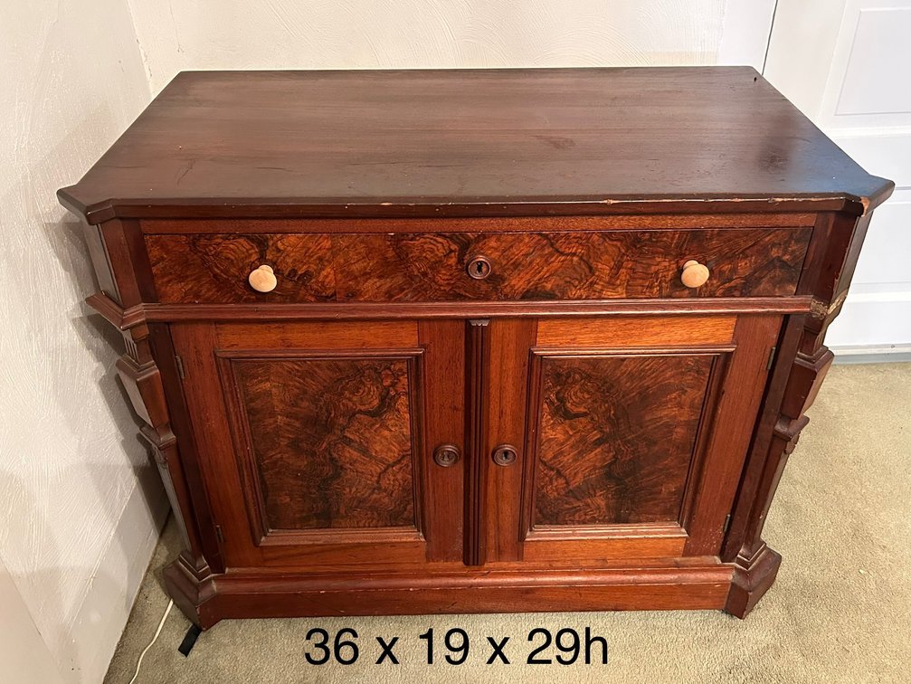 BURL WOOD SIDEBOARD