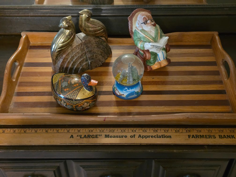WOOD TRAY, DECOR