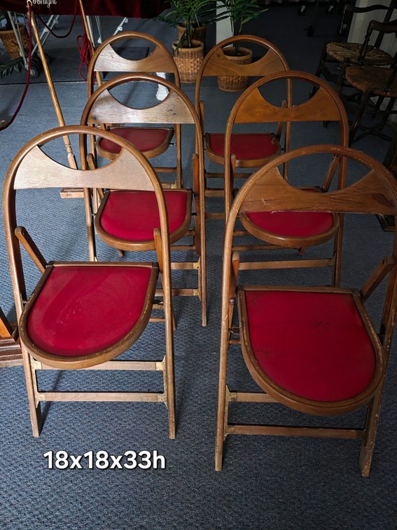 SET of FOLDING CHAIRS