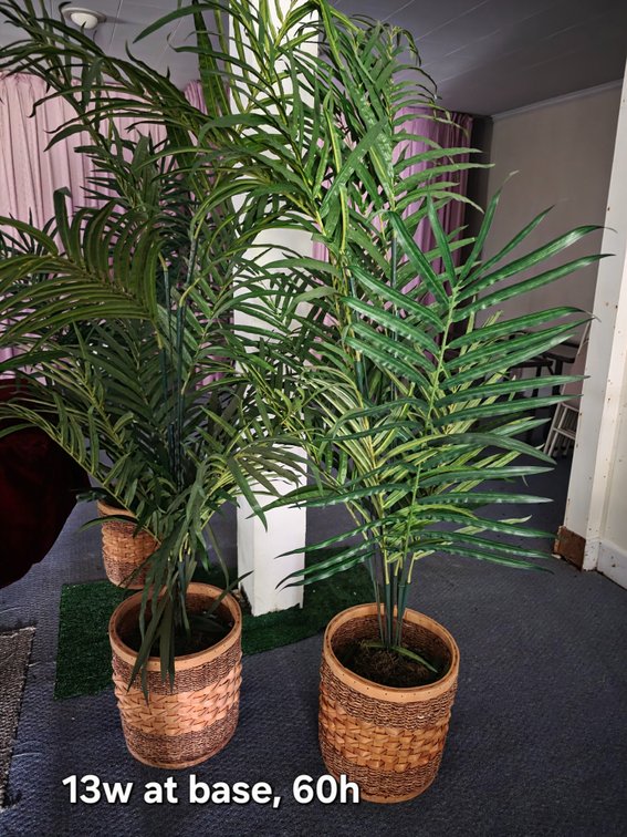 FAUX PALM PLANTS