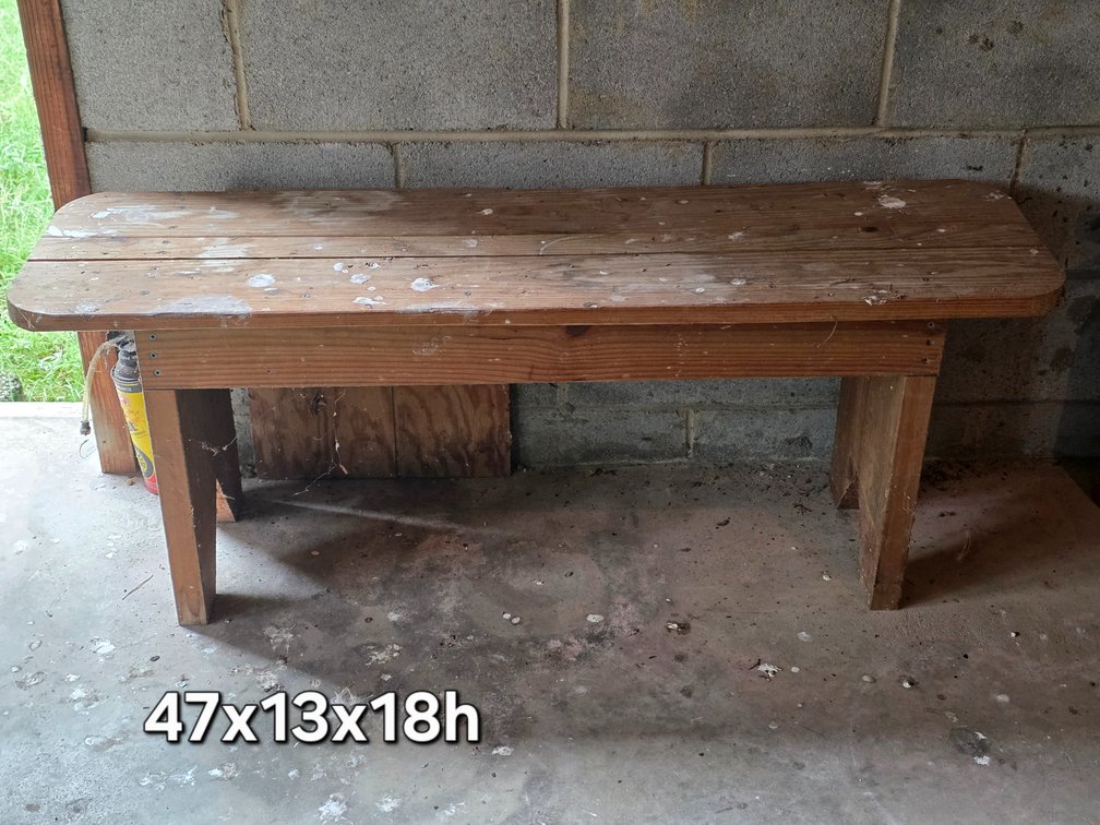 WOOD BENCH
