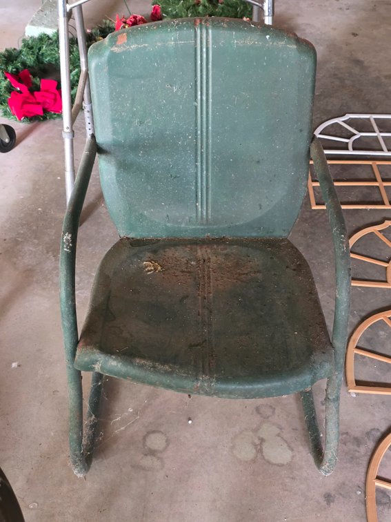 METAL GARDEN CHAIR