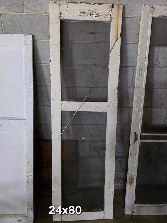 VINTAGE WOOD SCREEN DOOR