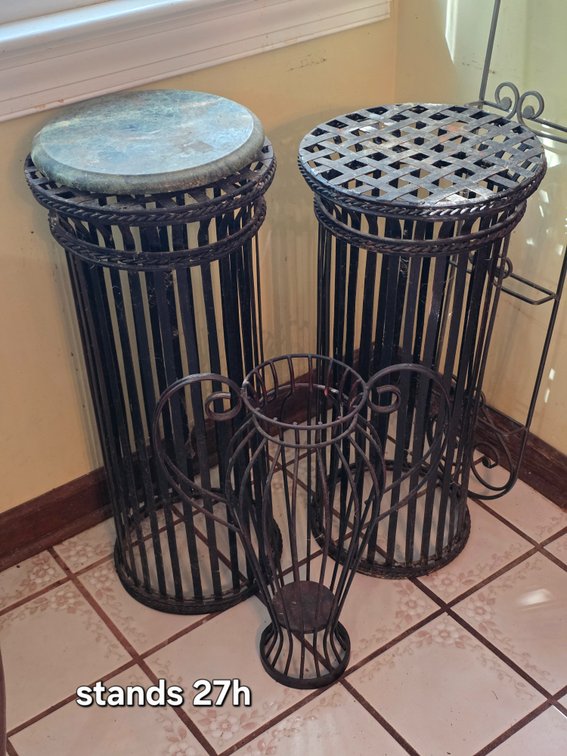IRON PLANT STANDS