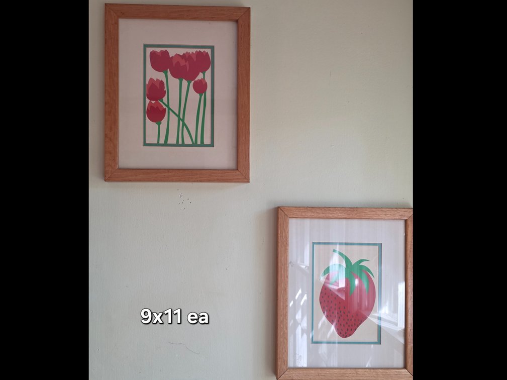 KITCHEN PRINTS, SHADOW BOX DIORAMA