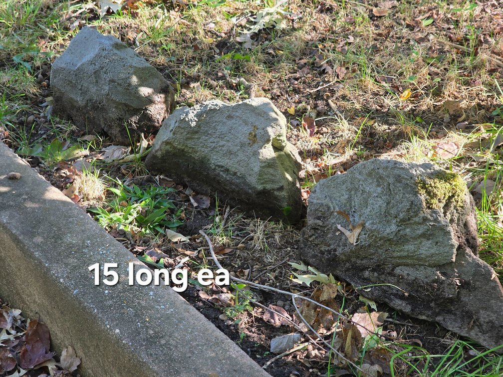 3 LANDSCAPING ROCKS
