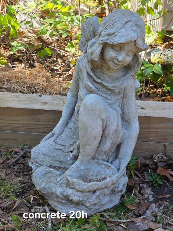 CAST CONCRETE FAIRY STATUE