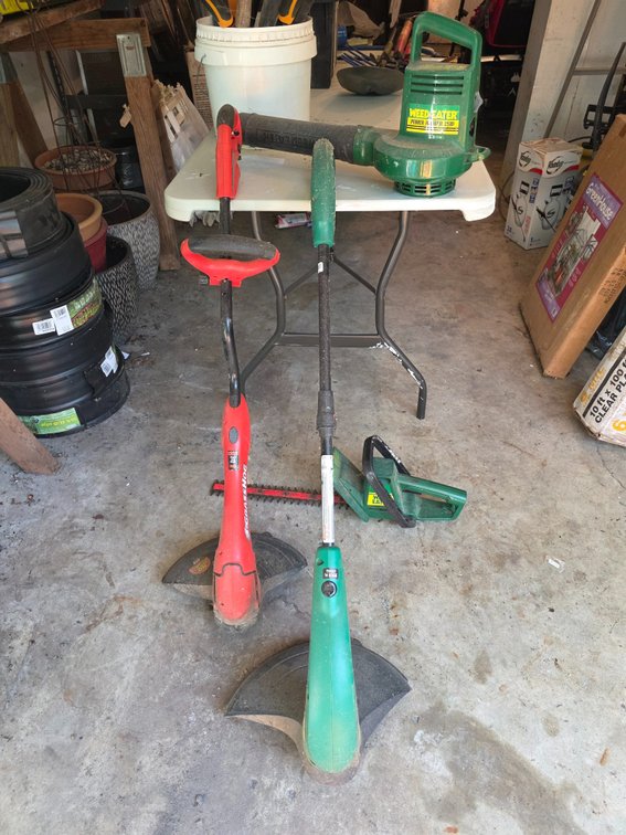ELECTRIC WEED WACKERS, TRIMMER, BLOWER