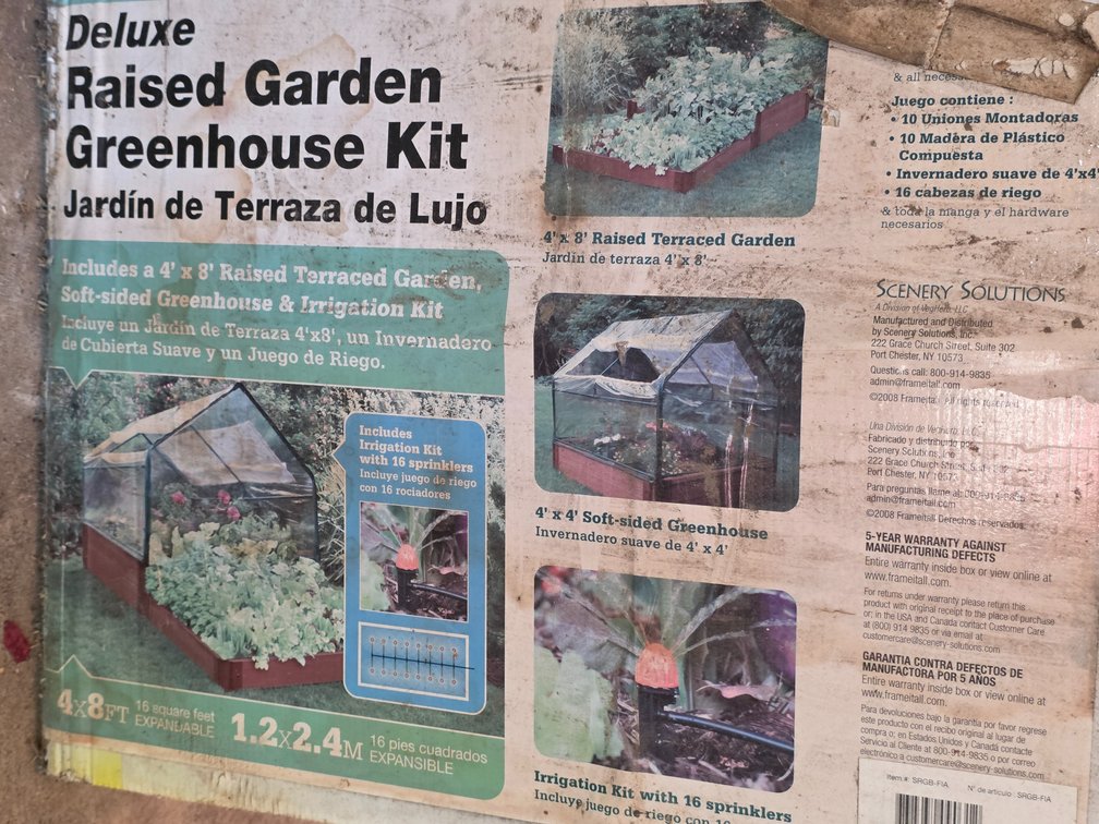 RAISED BED GREENHOUSE KIT