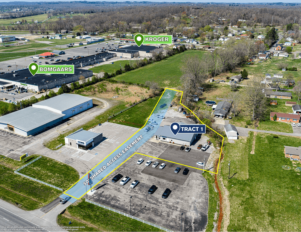 Tract #1: Body Shop / Garage on 1.6 +/- Acres