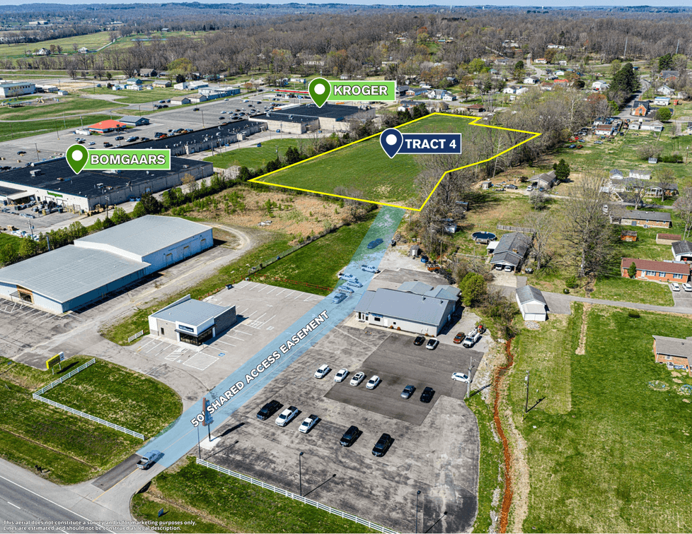 Tract #4: 5.416 +/- Acre Commercial / Residential Lot