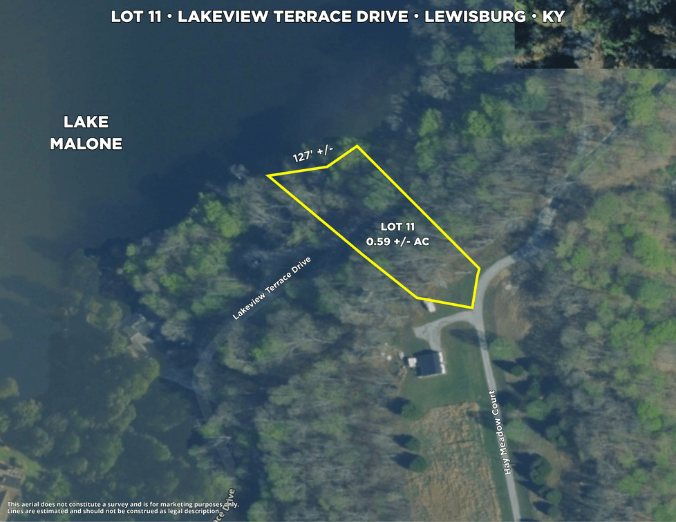 Lot 11 Lakeview Terrace・Lewisburg・Lake Malone