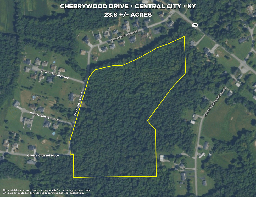 Image for 28 +/- Acres Cherrywood Drive・Central City