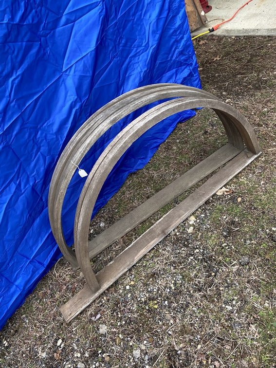 Wood Wheel Forms approx. 39"W
