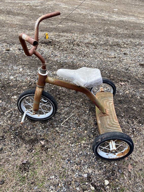 Vintage Kent Metal Tricycle