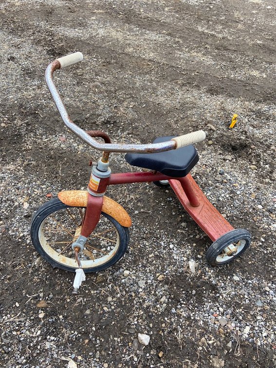 Vintage Hedstrom Metal Tricycle Made in USA
