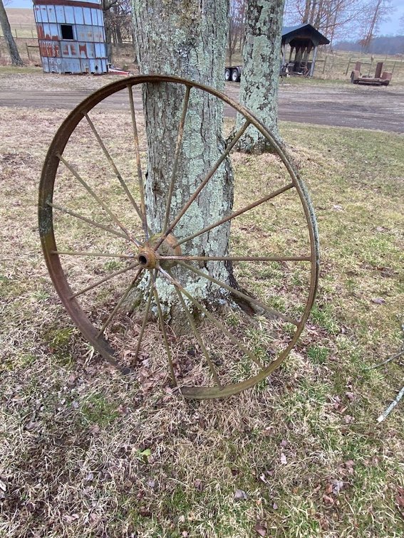 Metal Wagon Wheel 