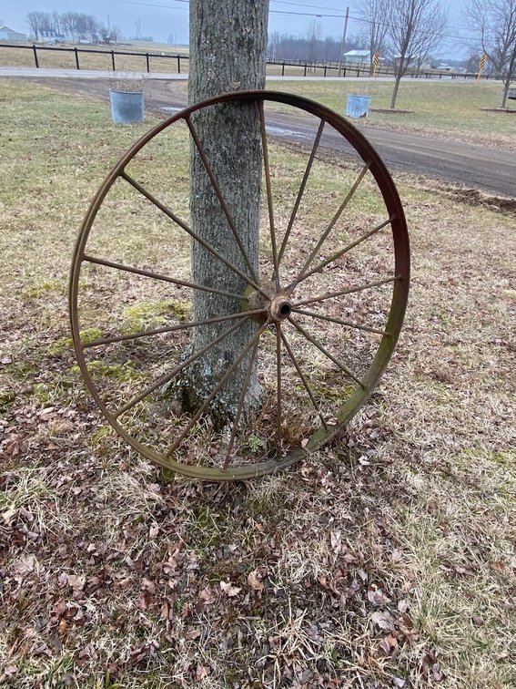 Metal Wagon Wheel 