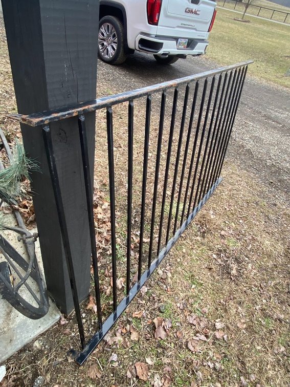 Black Metal Railing