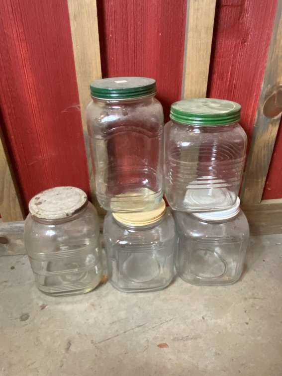 Glass Jars with lids