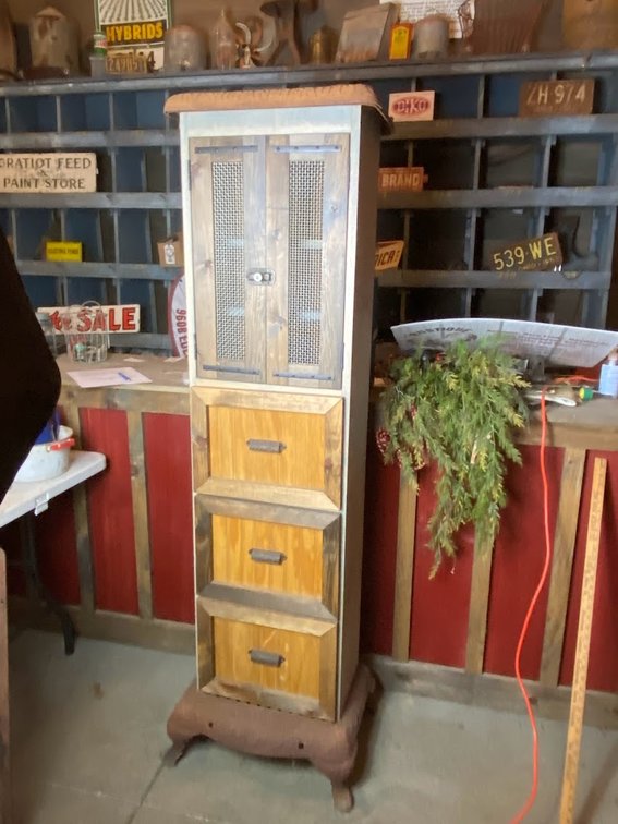 Storage Cabinet approx. 16" D x 68" H x 21" L 