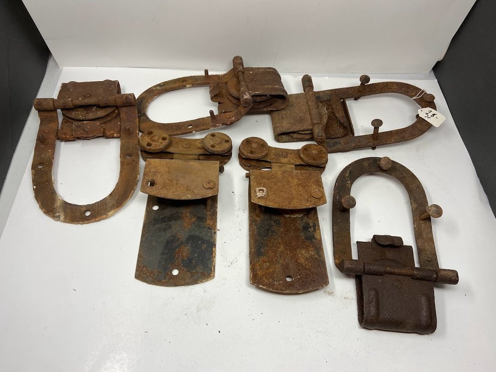 Barn door rollers and hardware