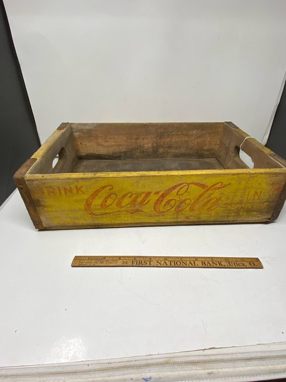 Coca-Cola Wood Box approx. 12" D 