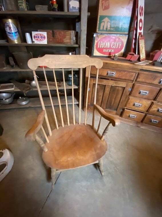 Vintage Bent Bros. 1867 Rocking Chair approx. 39." T