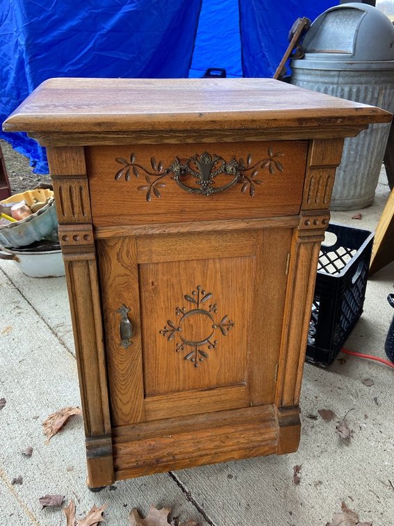 Single Drawer Cabinet, approx. 28" H x 19" L x 17.5" D with wheels