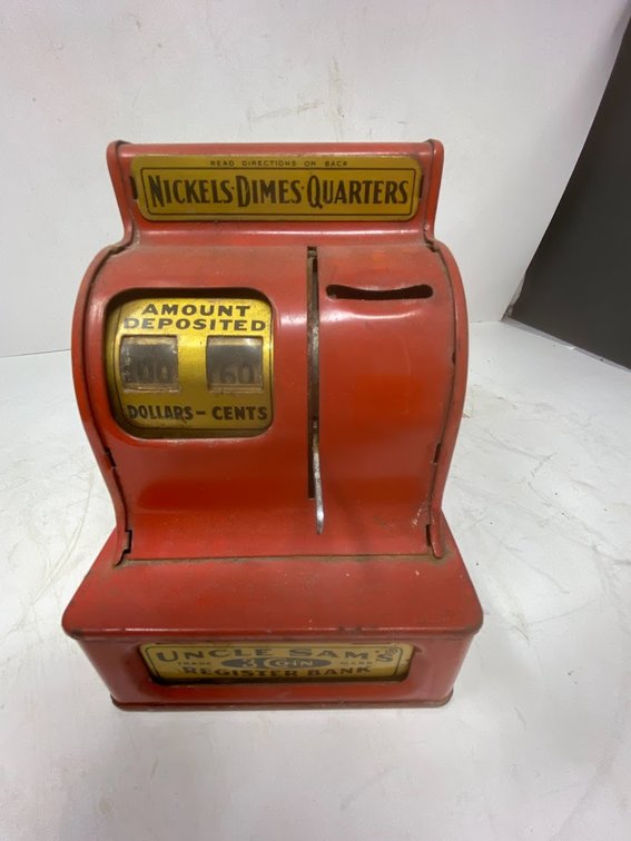 Uncle Sam's Cash Register Bank
