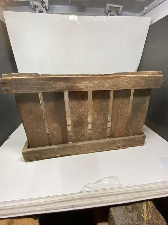 Wood Crate approx. 18" W x 12.75" D 