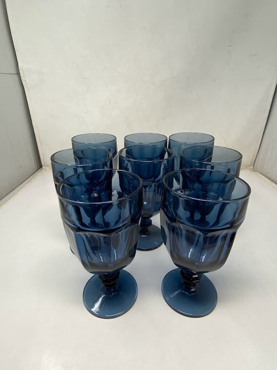 8-Blue Goblets